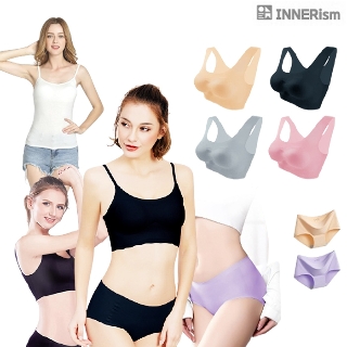 이너리즘 1+1/심리스 브라탑/냉감 속바지/스포츠 브라티/메쉬노라인/팬티 브라세트 외