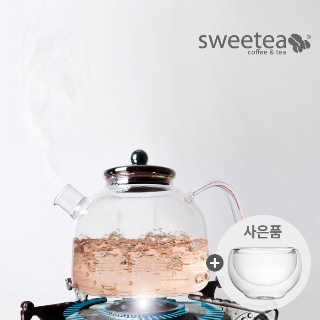 [무료배송] 직화 가능한 내열유리 주전자 워터캐틀 + 사은품 증정