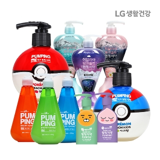 [앵콜창고] 페리오 펌핑치약 2세트 모음전/포켓몬/페리오/히말라야/리치 모음전