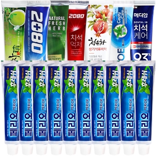 [앵콜창고] 페리오 후레쉬 치약 150g x 40개 / 2080치약 페리오 진지발리스 메디안 센소다인 시린메드