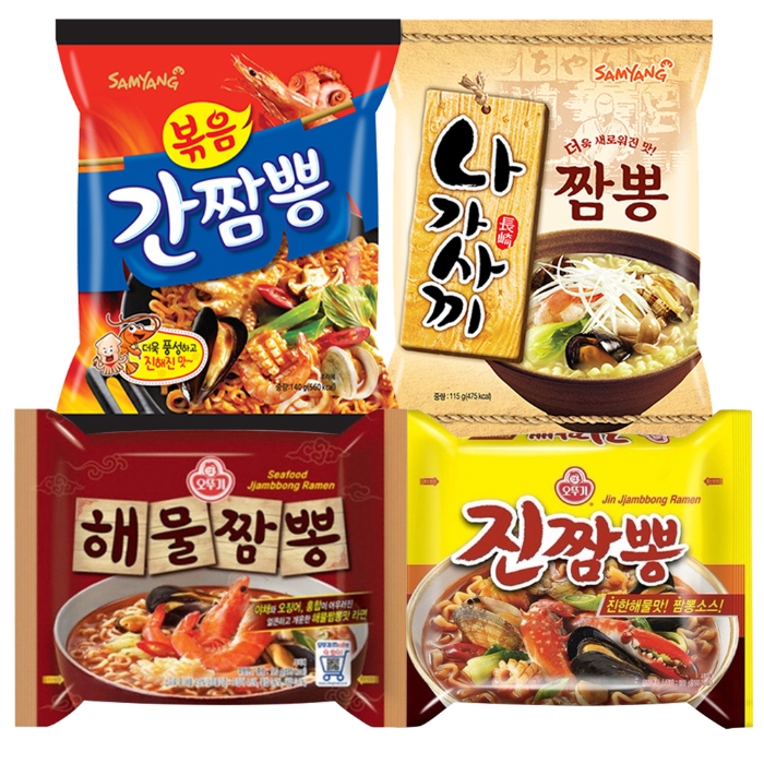 [라면] 짬뽕라면 모음 삼양.오뚜기..해물짬뽕.나가사끼짬뽕.볶음간짬뽕.진짬뽕.멀티팩 - 티몬